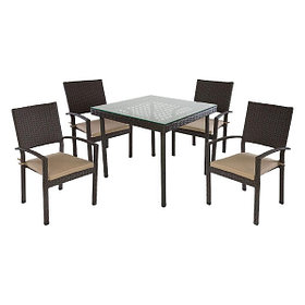 Комплект обеденный HAMBURG стол и 4 стула