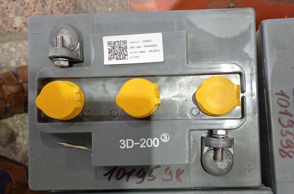 Аккумулятор для штабелёров CDDK/CDDR 6V/200Ah без электролита (Storage battery3-D-200) - фото 1 - id-p197927071