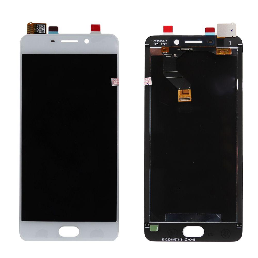 LCD дисплей для Meizu M6 Note с тачскрином, оригинал LCD (белый) Premium Quality