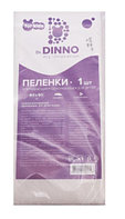 Пеленки впитывающие одноразовые для детей Dr.Dinno 60 х 90 см, 1 шт