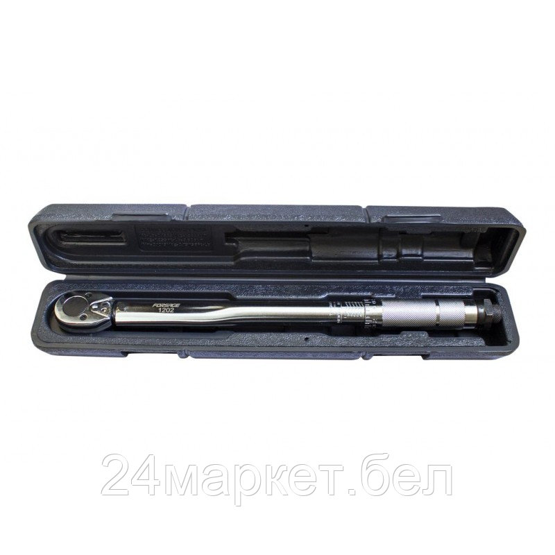 Ключ динамометрический щелчкового типа "Profi" 19-110Нм 3/8'',в пластиковом футляре (Taiwan) Forsage