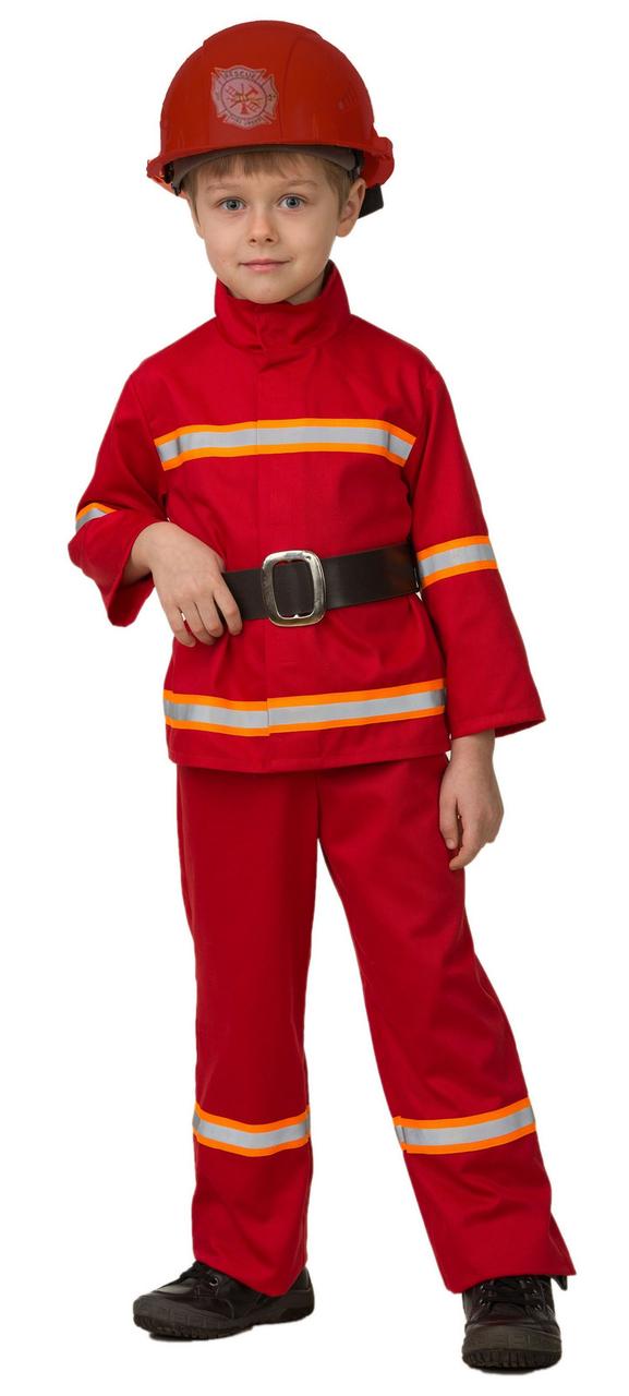 Детский карнавальный костюм Пожарный БАТИК, фото 1