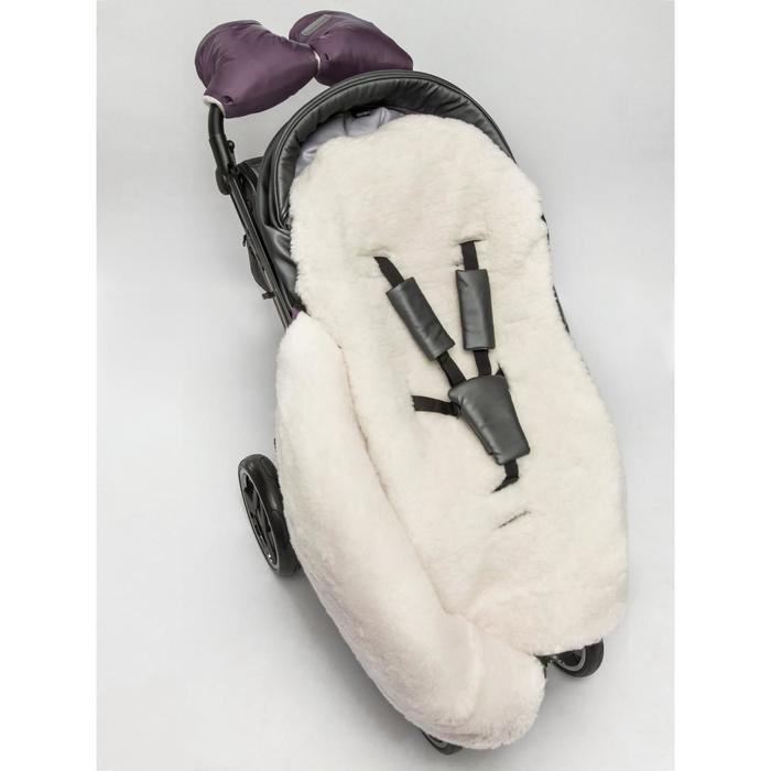 Конверт зимний меховой Snowy Baby, размер 85 см, цвет фиолетовый - фото 5 - id-p197947507