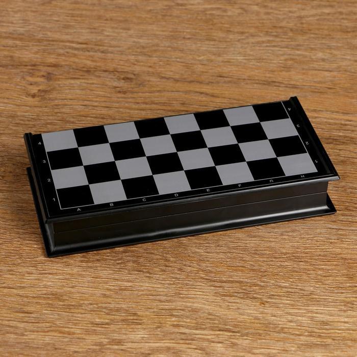 Настольная игра 3 в 1 "Классика": шахматы, шашки, нарды, магнитная доска 20 х 20 см - фото 7 - id-p197956221
