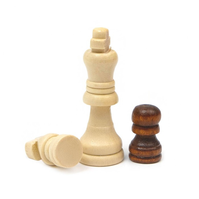 Настольная игра 3 в 1 "Падук": нарды, шахматы, шашки, 34 х 34 см - фото 4 - id-p197956222