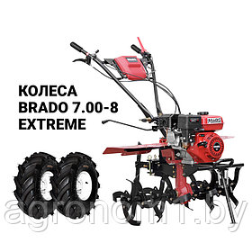 Мотоблок BRADO GM-850S + колеса BRADO 7.00-8 EXTREME