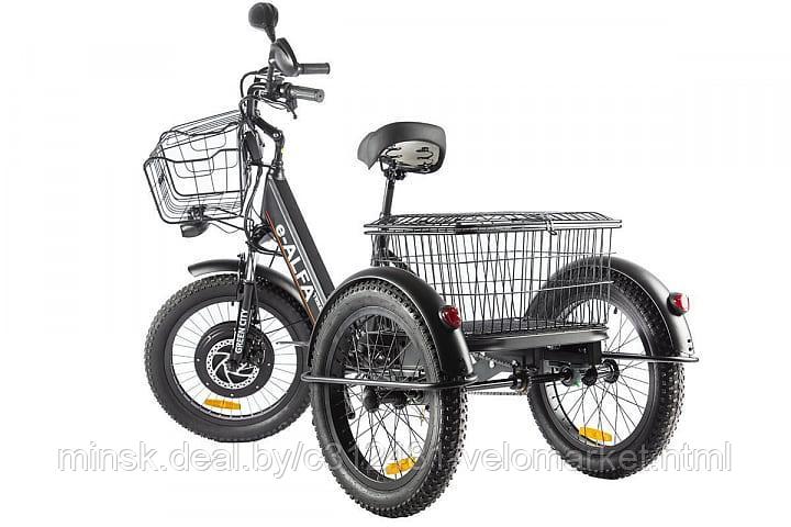 Электровелосипед (велогибрид) GREEN CITY e-ALFA Trike - фото 4 - id-p197997555