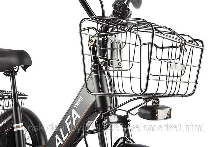 Электровелосипед (велогибрид) GREEN CITY e-ALFA Trike - фото 7 - id-p197997555