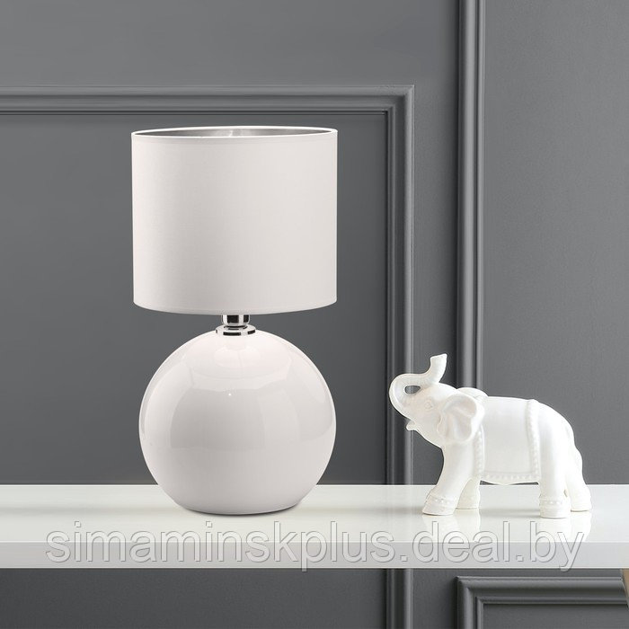 Настольная лампа с абажуром Palla, 60Вт, E27, 20x20x36 см - фото 2 - id-p198002630