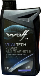 Масло Wolf VitalTech 75W-80 Multi Vehicle 1л - фото 1 - id-p198001049