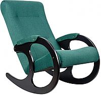 Кресло-качалка Бастион-3 арт. Bahama emerald (ноги венге)