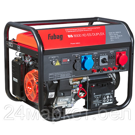 Бензиновый генератор Fubag BS 8500 XD ES Duplex, фото 2