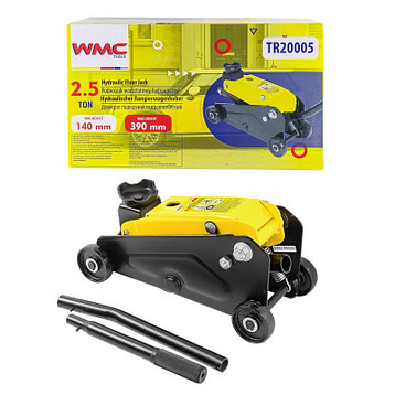 Домкрат подкатной гидравлический 2.5т (h min 140мм, h max 390мм) WMC TOOLS WMC-TR20005, фото 2