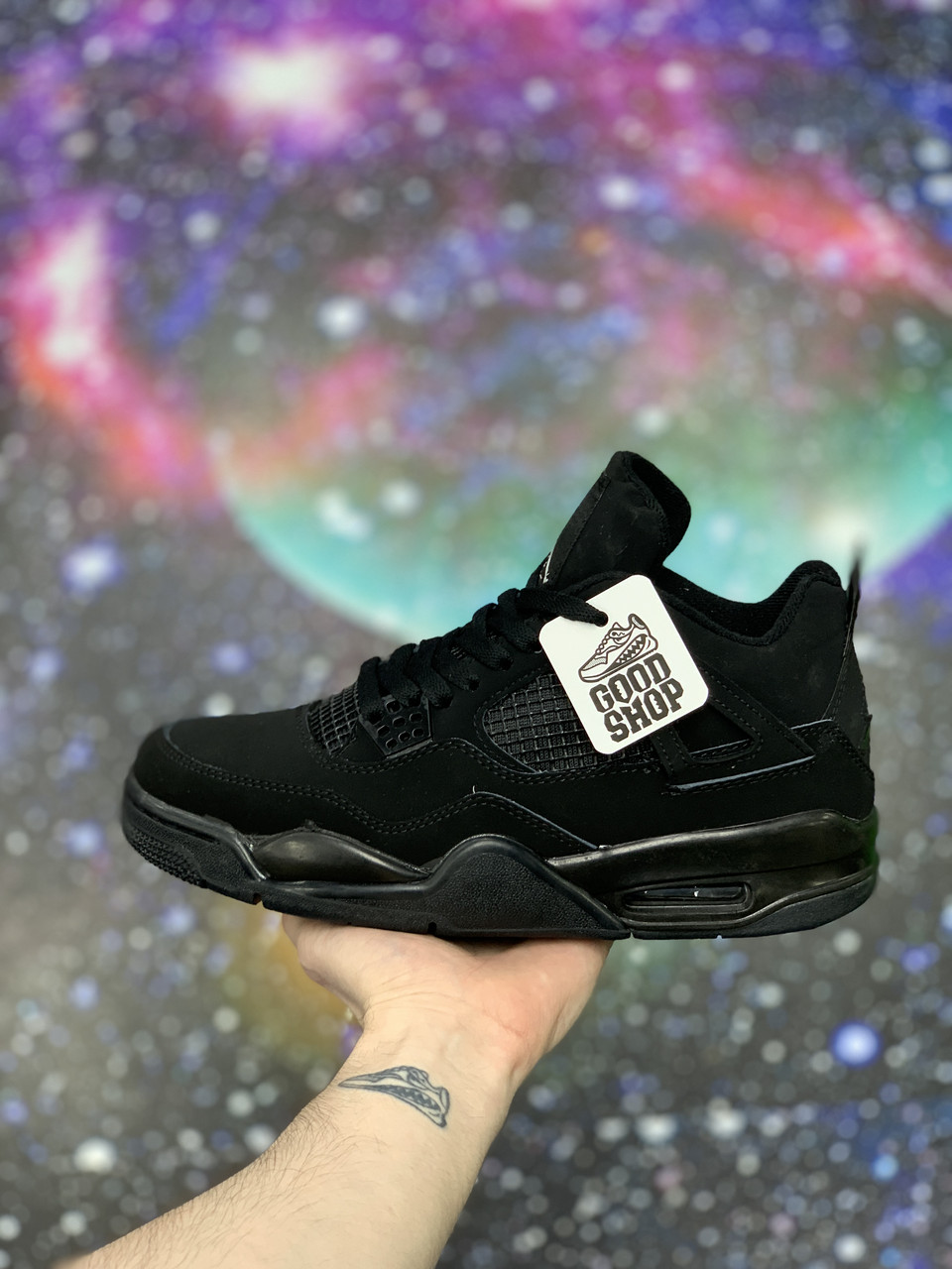 Кроссовки Air Jordan 4 Retro All Black
