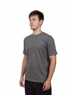 Футболка 100% х/б,цвет серый