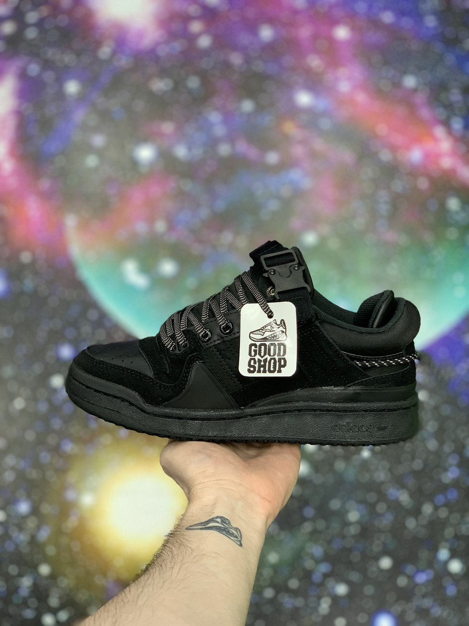 Кроссовки Adidas Bad Bunny Forum Low All Black