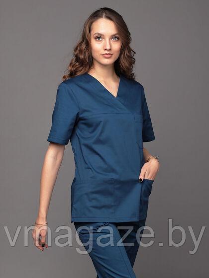 Медицинский женский костюм "хирург"стрейч (разные цвета) - фото 8 - id-p176800898