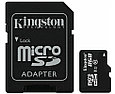 Карта памяти MicroSD 8 Gb Kingston 10 class с переходником (адаптер), фото 6