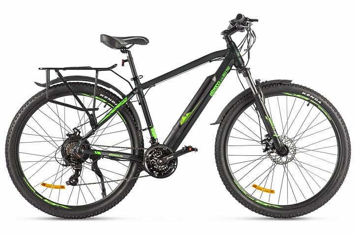 Велогибрид Eltreco Ultra MAX PRO Чёрно-зелёный - фото 1 - id-p198026298