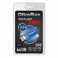 OM-64GB-260-Blue 3.0 синий Флеш-накопитель OLTRAMAX