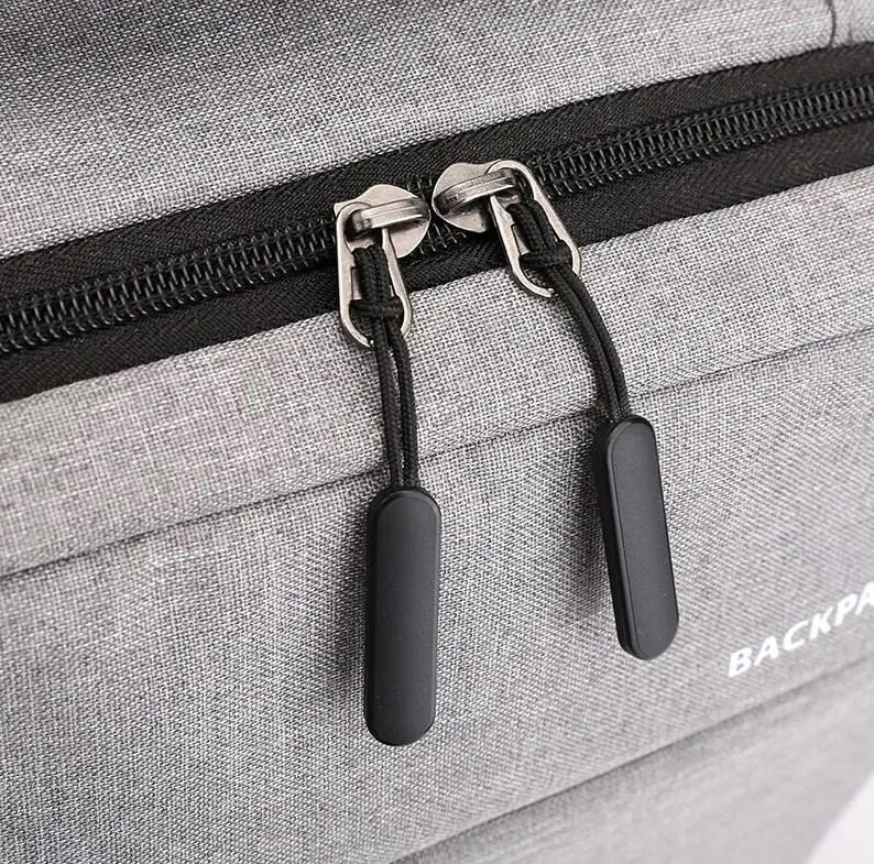 Рюкзак 3в1 BackPack Urban с USB и отделением для ноутбука до 17". Серый - фото 3 - id-p198030263