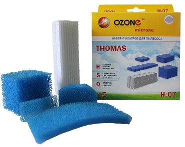 H-07 набор фильтров для пылесоса Thomas Twin OZONE microne - фото 1 - id-p167700828