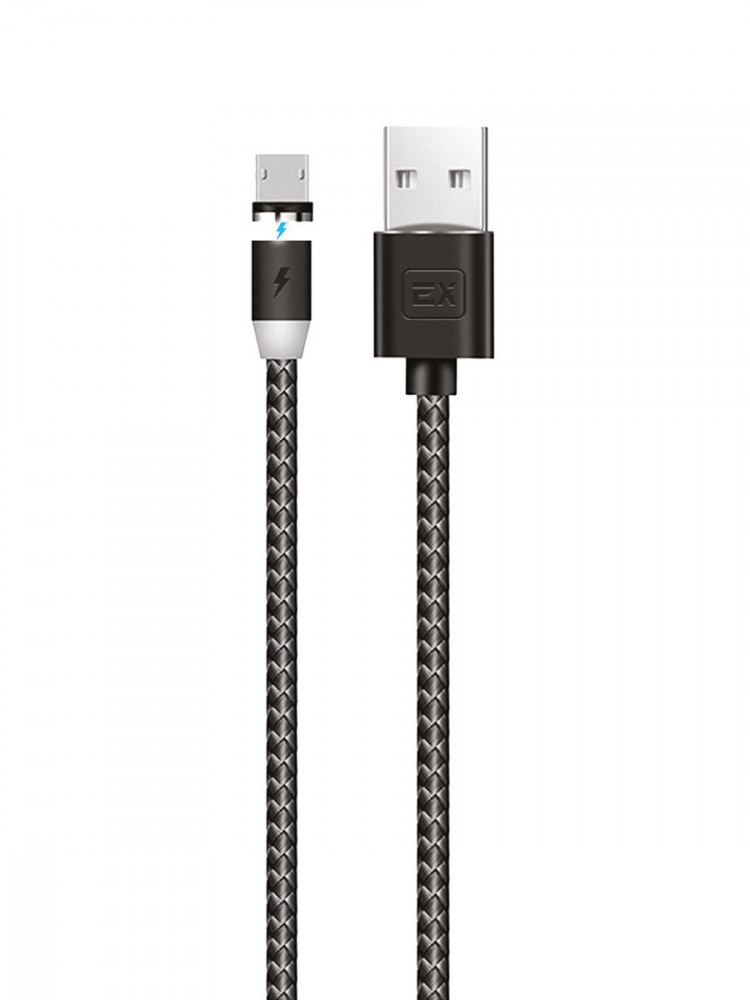 EX-K-957 2М 2.1A Magnetic SONDER круглый Дата-кабель USB - microUSB EXPLOYD - фото 1 - id-p167706723