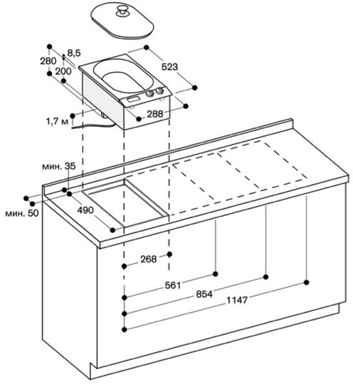 GE 020-020 Перфорированный лоток Gaggenau для встраиваемой пароварки Gaggenau VK230 - фото 2 - id-p167699738