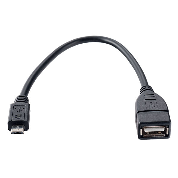 U4202 USB2.0 A розетка - MICRO USB вилка (OTG) 0.2 м Кабель PERFEO - фото 1 - id-p167702306