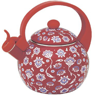 Z-4153-02 красный Чайник со свистком ZEIDAN - фото 1 - id-p167702416