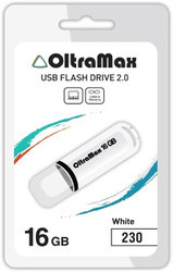 OM-16GB-230-белый USB флэш-накопитель OLTRAMAX - фото 1 - id-p167705276