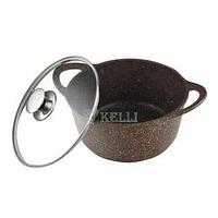 KL-4083-28 Кастрюля с гранитным покрытием 8,0л Kelli