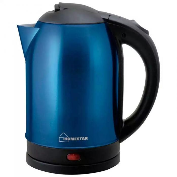 HS-1009 blue (002996) нержавейка синий Чайник электрический HOMESTAR