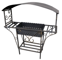 МС-11 Мангал стационарный с крышей