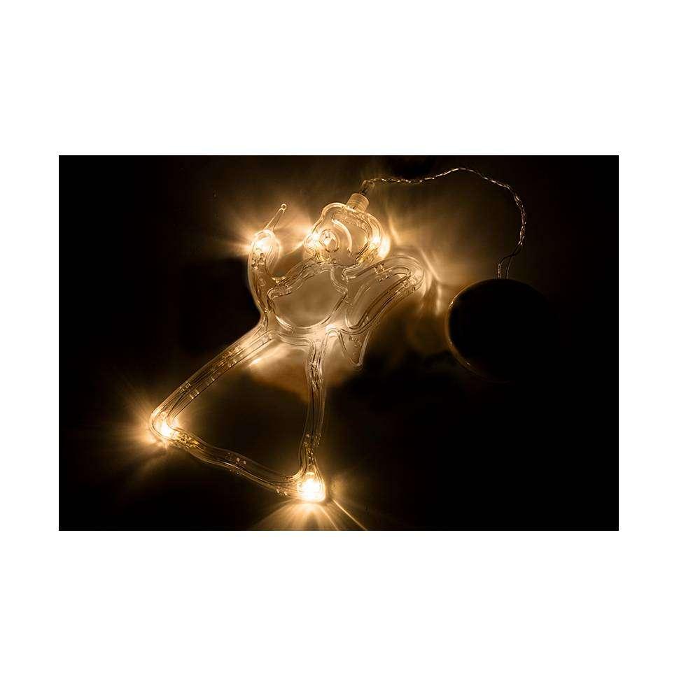 [501-015] 3D-фигура Ангелок на присоске с подвесом Neon-night