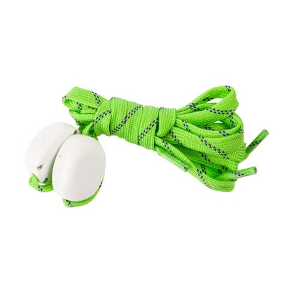 I-JUMP шнурки нейлоновые со светодиодами 90см зеленый - фото 1 - id-p167700322