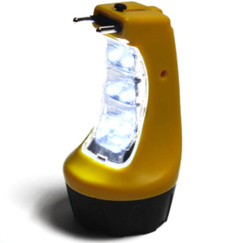 SBF-87-Y 4+6 LED с прямой зарядкой желтый Cветодиодный фонарь SMARTBUY - фото 2 - id-p167700390