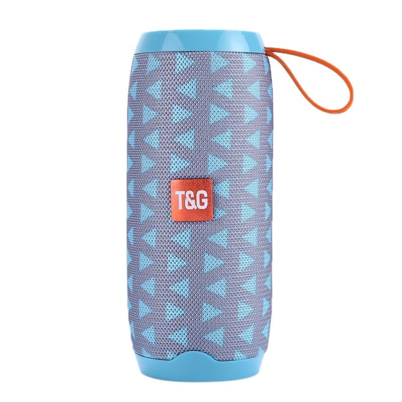 TG106 серо-синий Портативная Bluetooth колонка T&G - фото 1 - id-p167706087