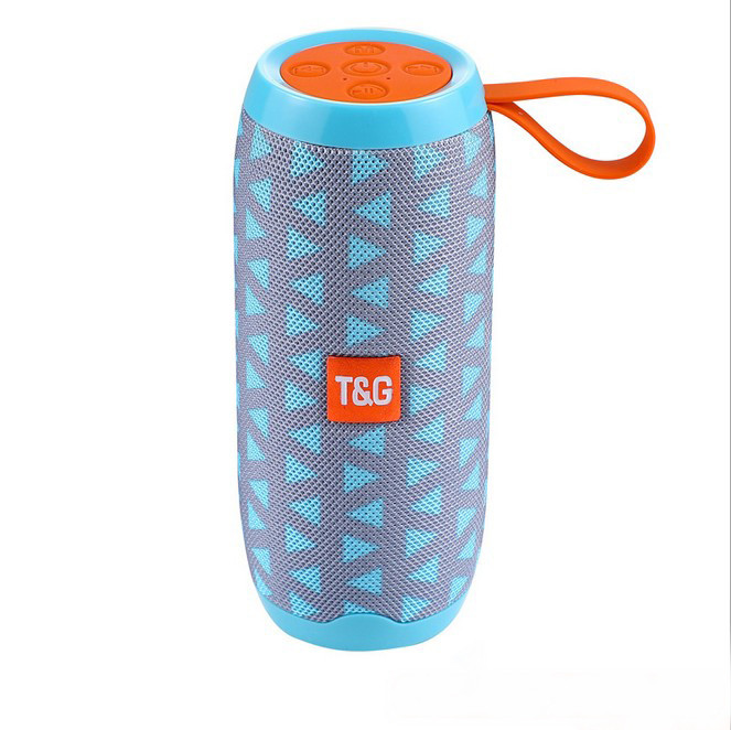 TG106 серо-синий Портативная Bluetooth колонка T&G - фото 2 - id-p167706087