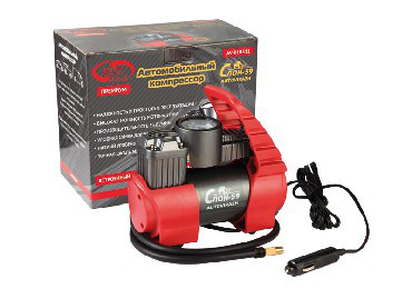 (AV-010511) Компрессор СЛОН 59 со встроенным клапаном спуска давления 12V AUTOVIRAZH