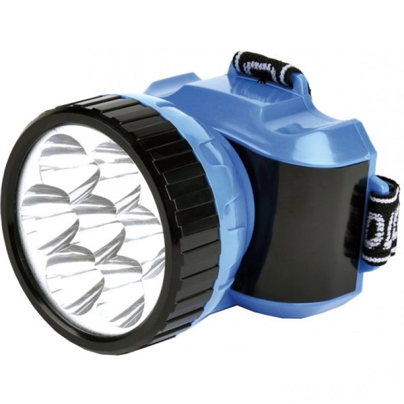 SBF-24-B 7 LED синий Аккумуляторный налобный фонарь SMARTBUY - фото 1 - id-p167707752