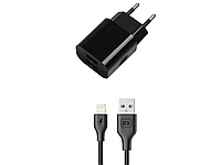 EX-Z-464 microUSB 2.1А+1А 2хUSB Classic чёрный Сетевое ЗУ EXPLOYD