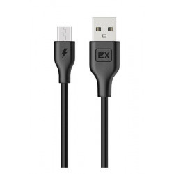 EX-K-480 USB - microUSB круглый чёрный 1М Classic Дата-кабель EXPLOYD - фото 2 - id-p167704569