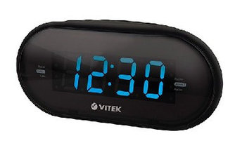 VT-6602 BK Радиочасы-будильник VITEK