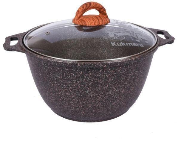 Кго32а а/пр литая 3,0л стекл/кр Granit ultra original Кастрюля КУКМОР - фото 1 - id-p167709596