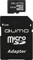 QM16GMICSDHC10U1 (18741) MicroSDHC 16GB Class10 UHS-I + адаптер Карта памяти QUMO