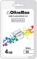 4GB 50 белый USB флэш-накопитель OLTRAMAX