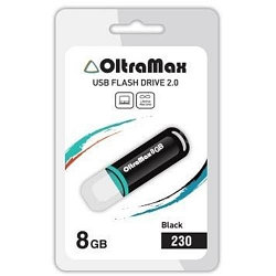 OM-8GB-230-св.синий USB флэш-накопитель OLTRAMAX