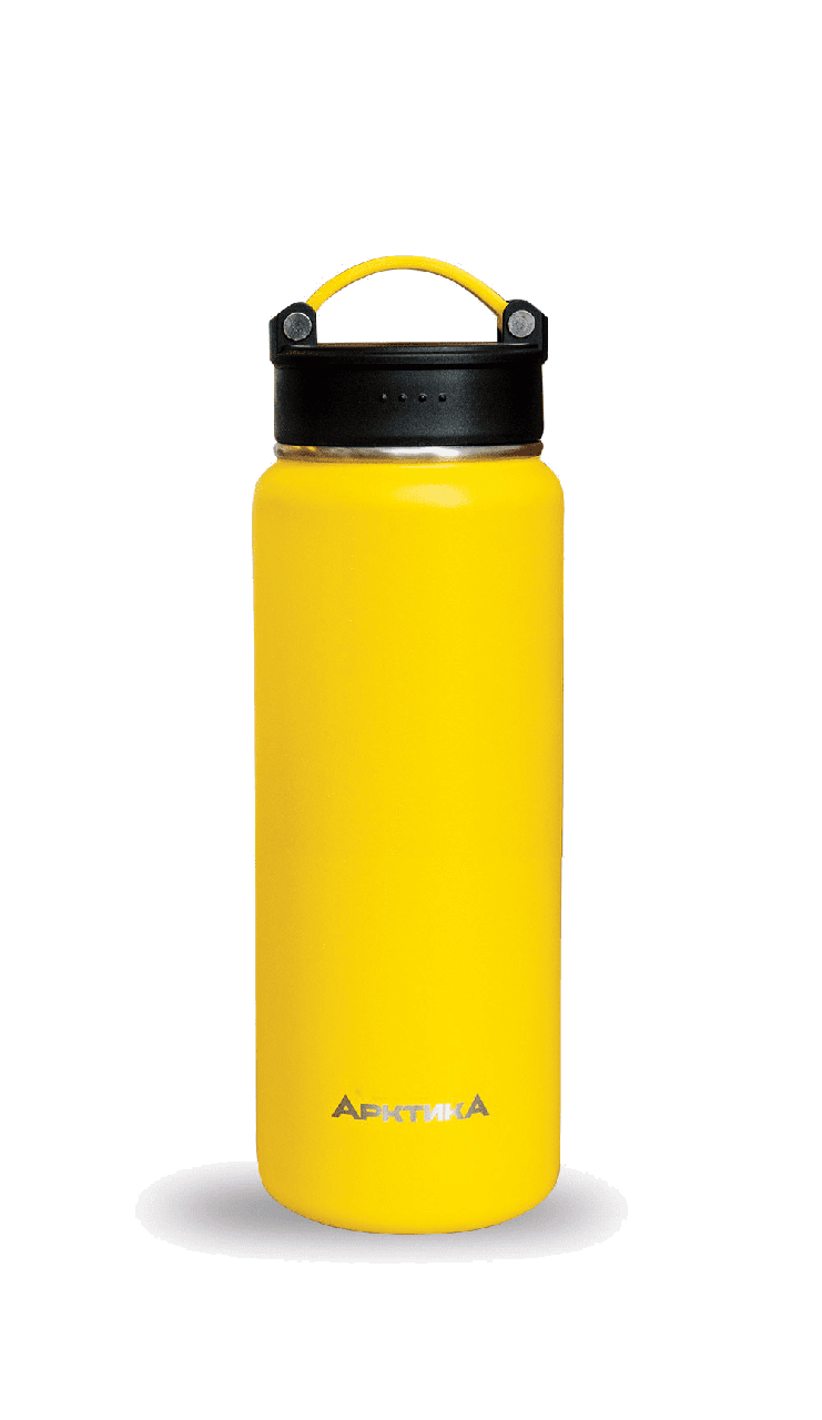 708-530 желтый 530мл Термос бытовой, вакуумный, питьевой Арктика - фото 1 - id-p170432302
