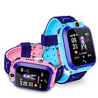 Детские Умные Часы SMART WATCH A28 с GPS ( + SIM + P67 + 400мА ) с камерой цвет : розовый, голубой